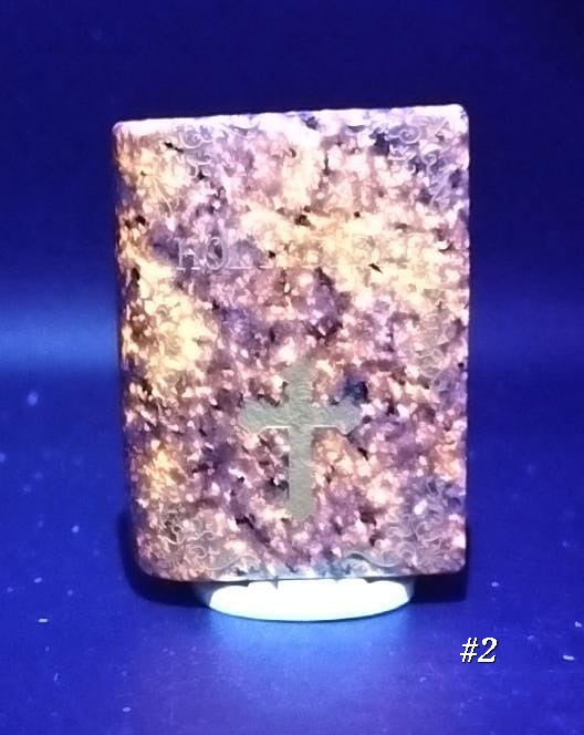 Bible in various stones.