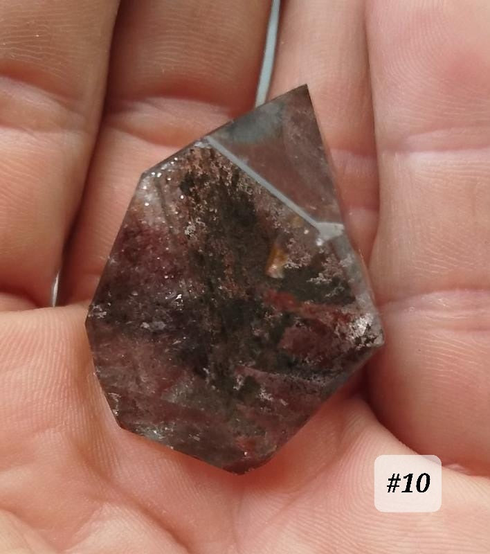 Lodolite / Quartz jardin forme libre