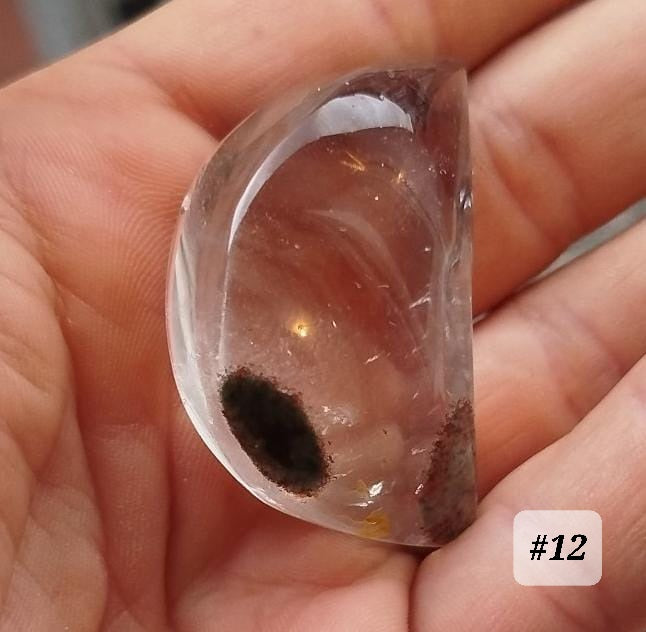 Lodolite / Quartz jardin en forme de lune