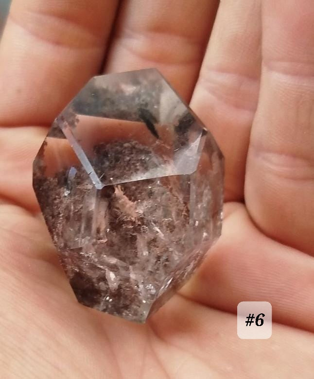 Lodolite / Quartz jardin forme libre