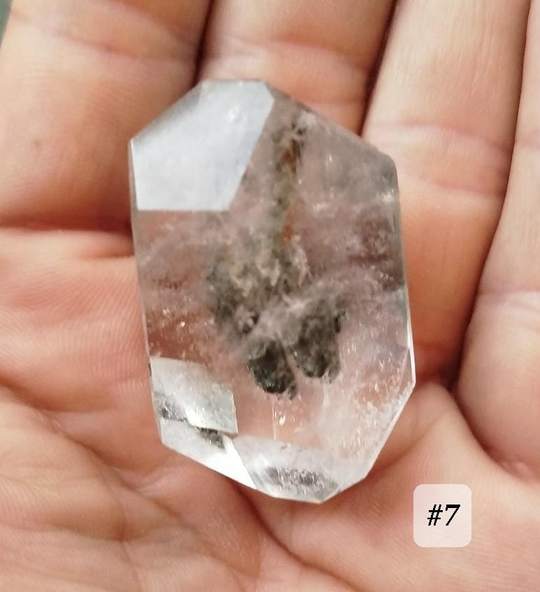 Lodolite / Quartz jardin forme libre