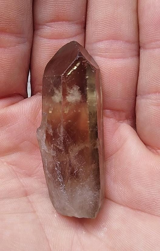 Pointe naturelle de citrine