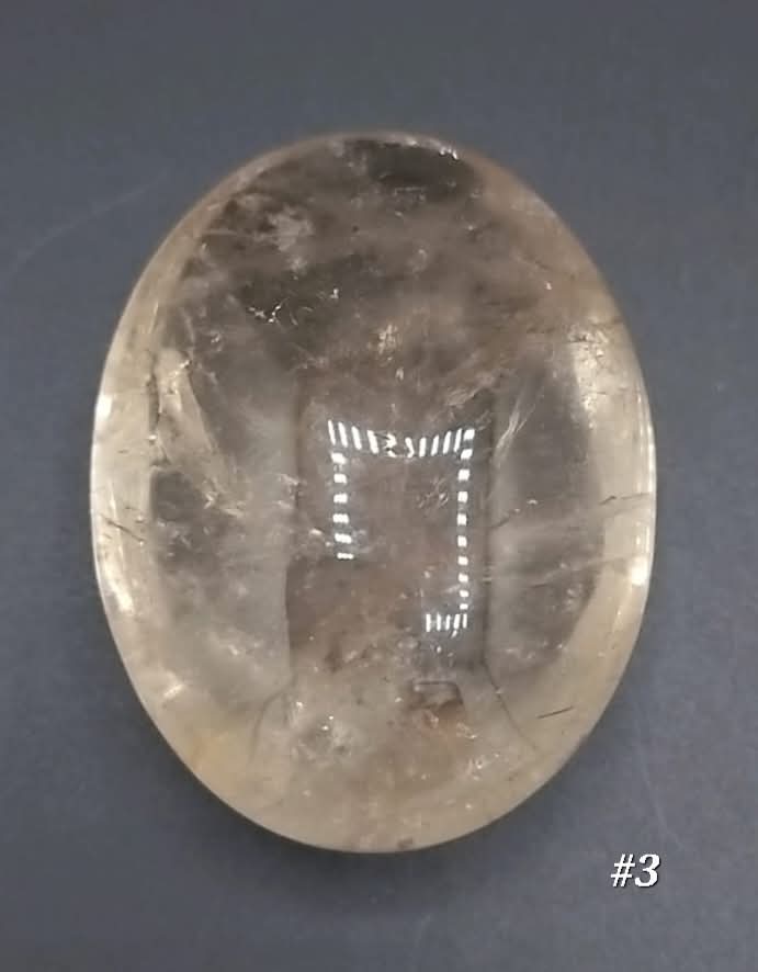 Pierre de paume en Quartz Fumé