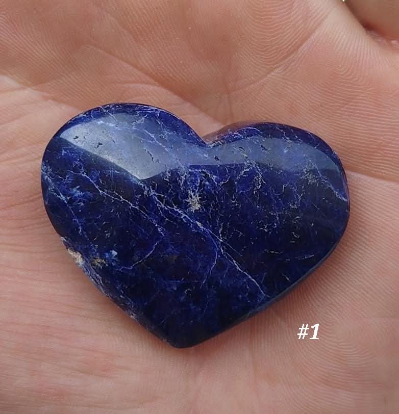 Sodalite heart.