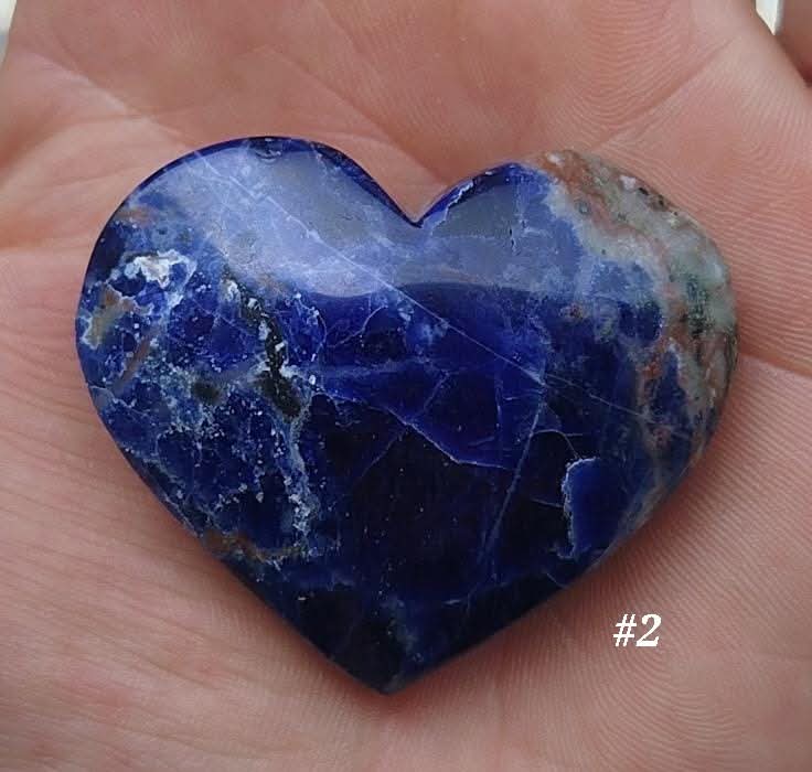 Sodalite heart.