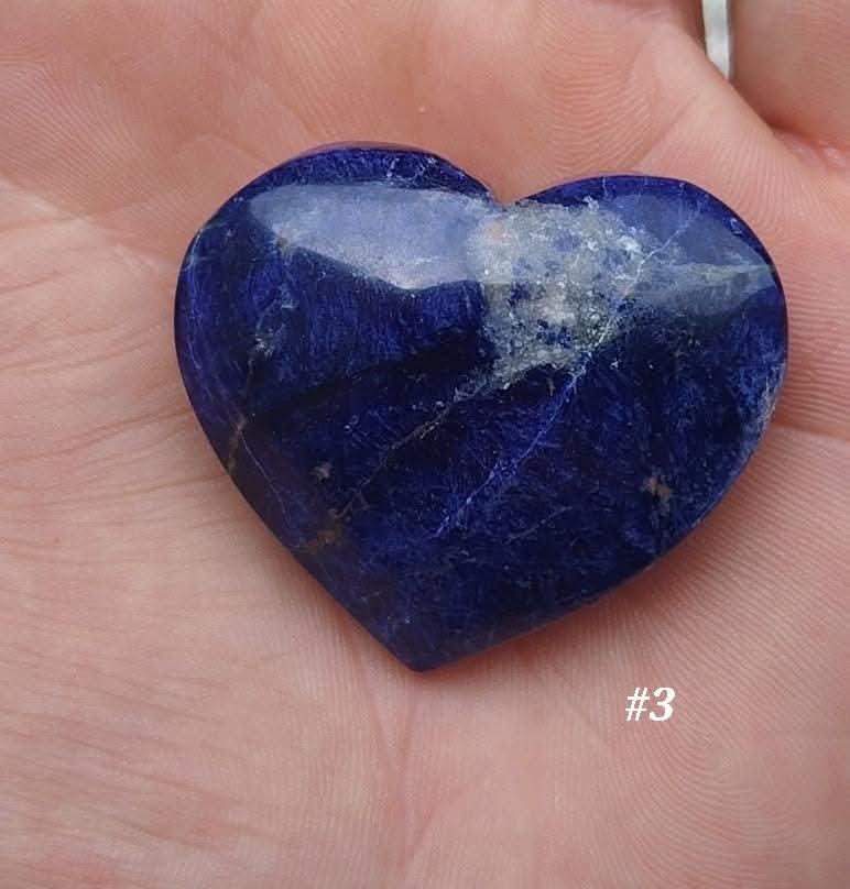 Sodalite heart.