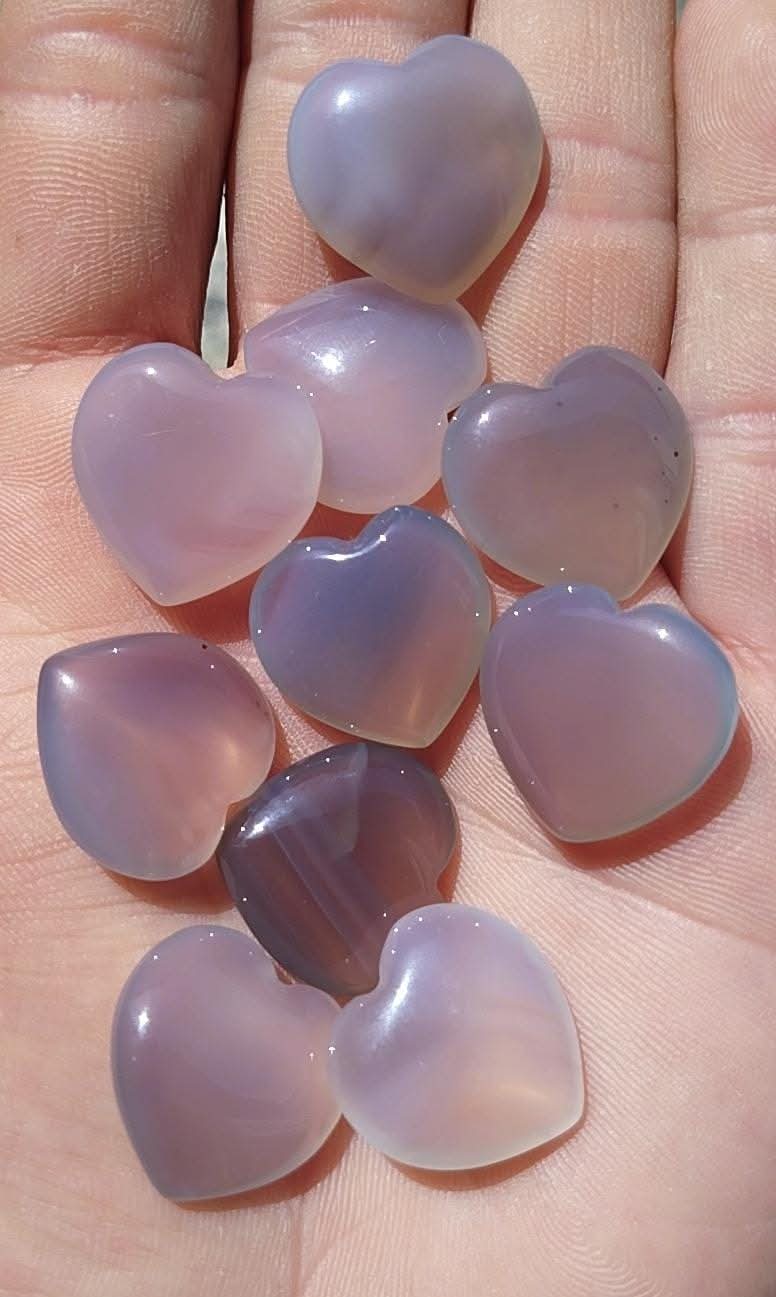 Cœur en agate.