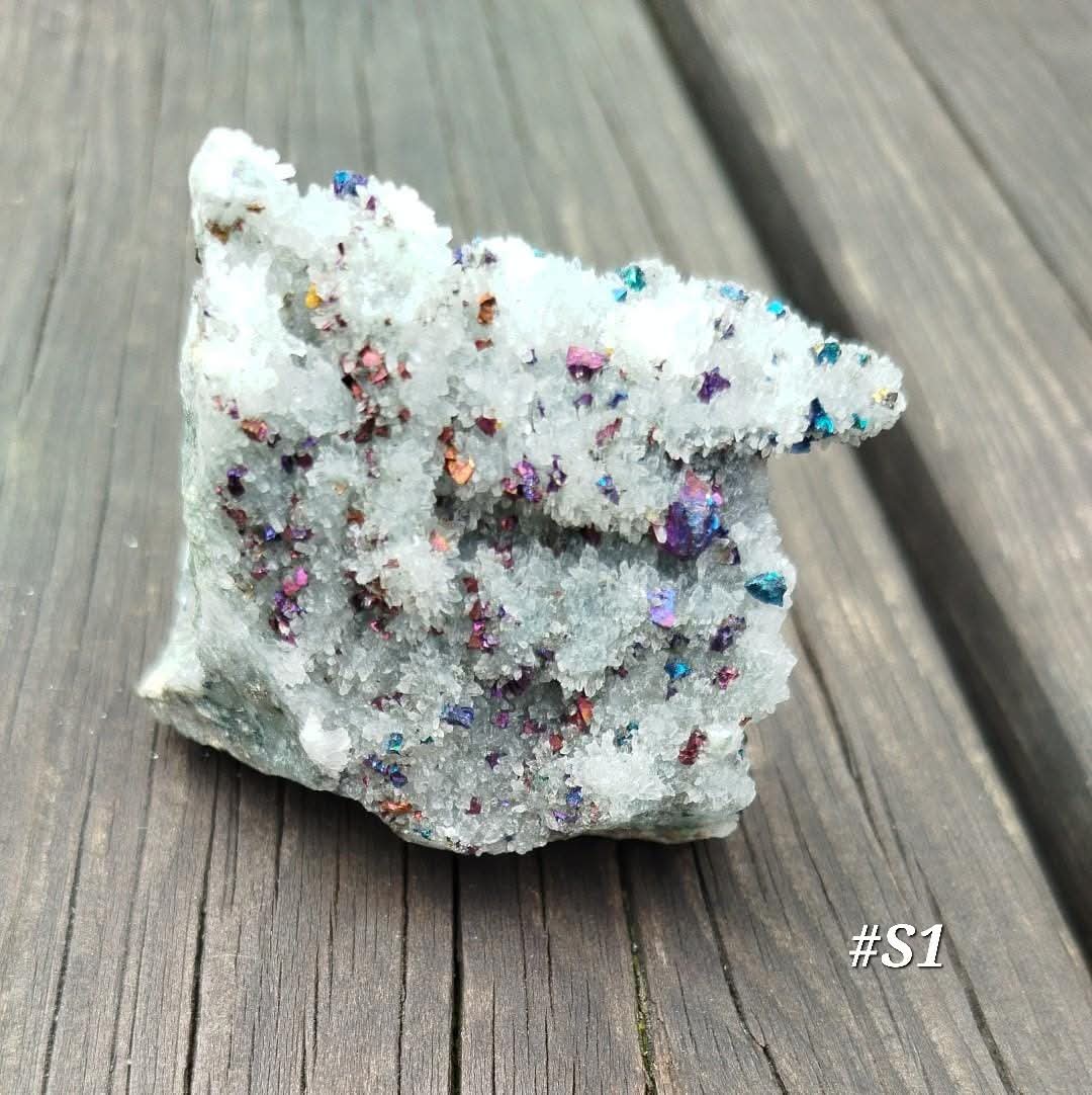 Quartz et Pyrite spécimen (#S1)