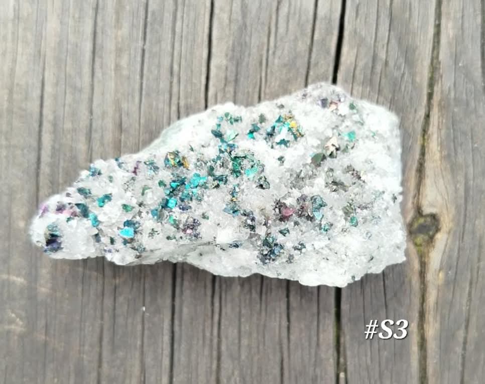 Quartz et Pyrite spécimen (#S3)