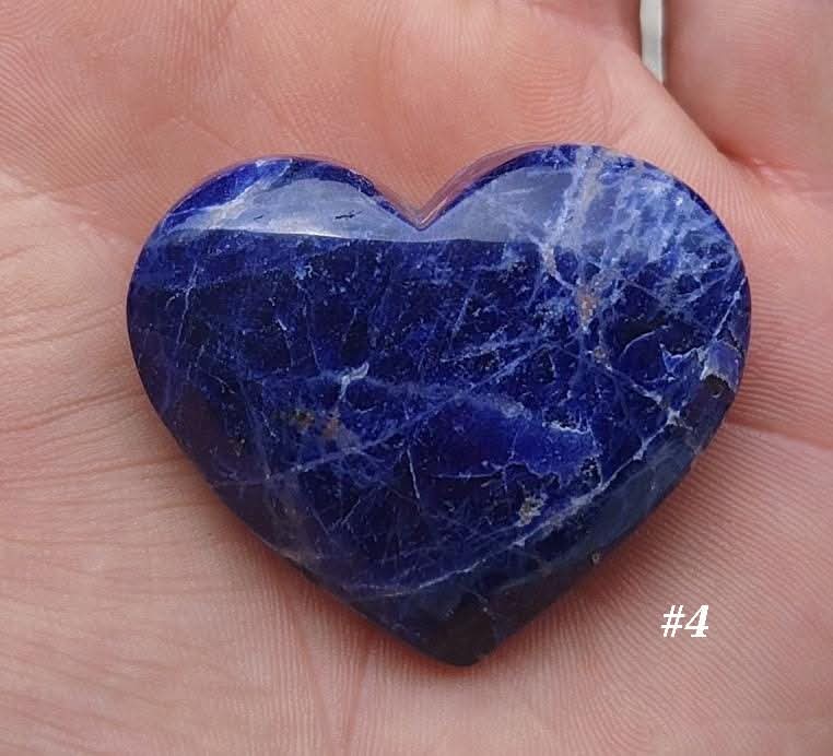 Sodalite heart.