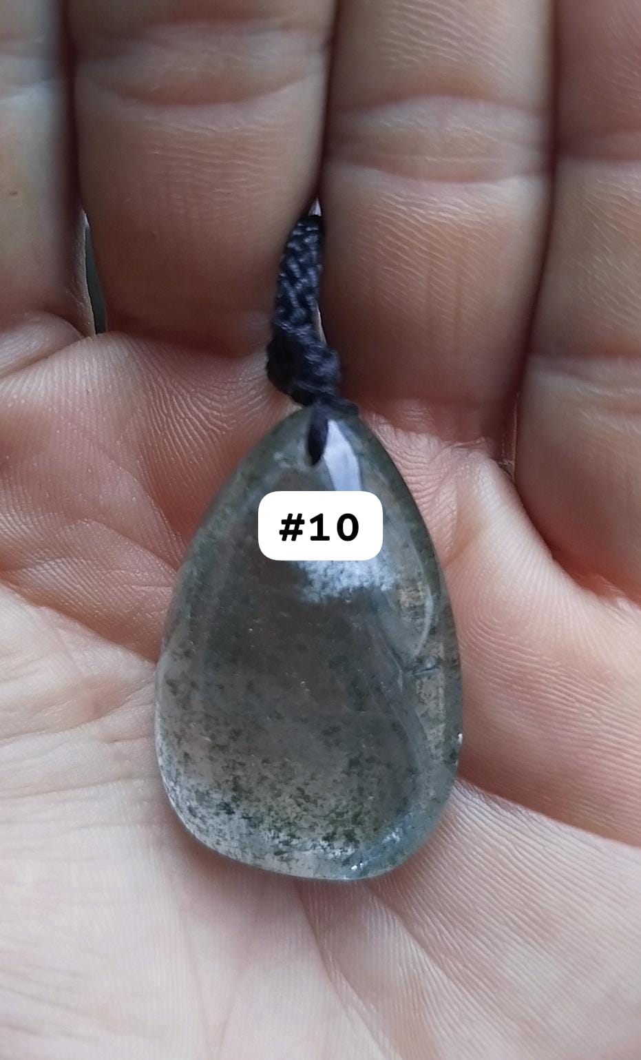 Lodolite / Quartz jarding pendentilf + collier