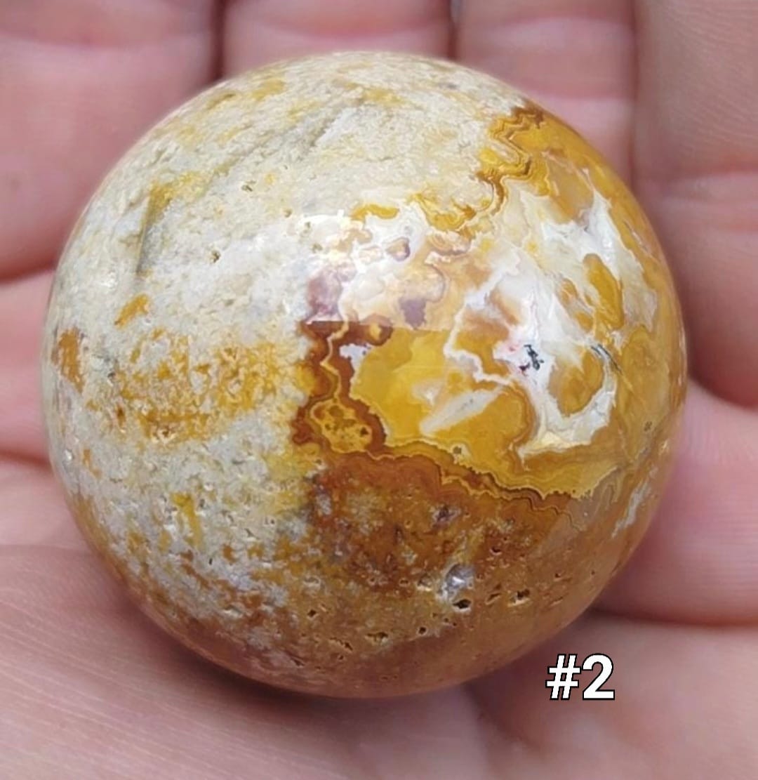 Sphère en Agate Océan