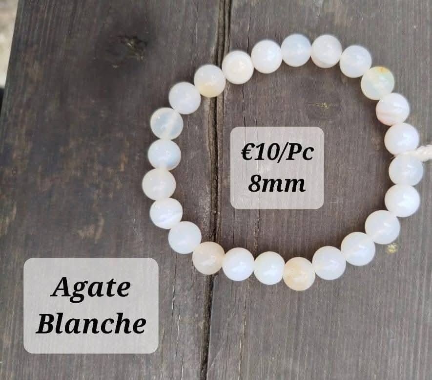 white agate bracelet