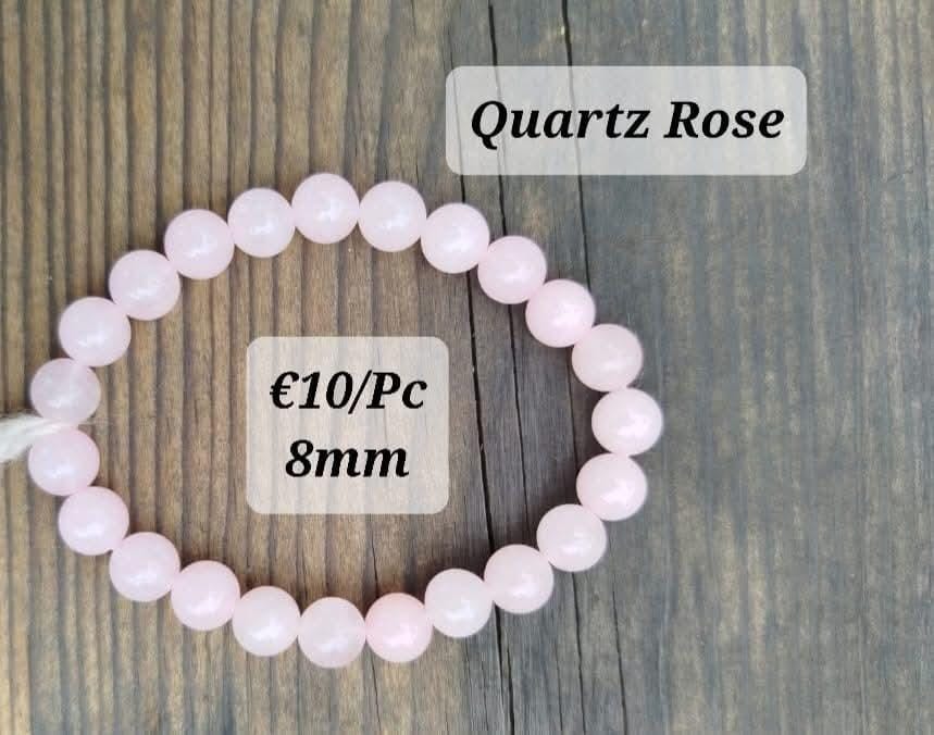 bracelet quartz rose