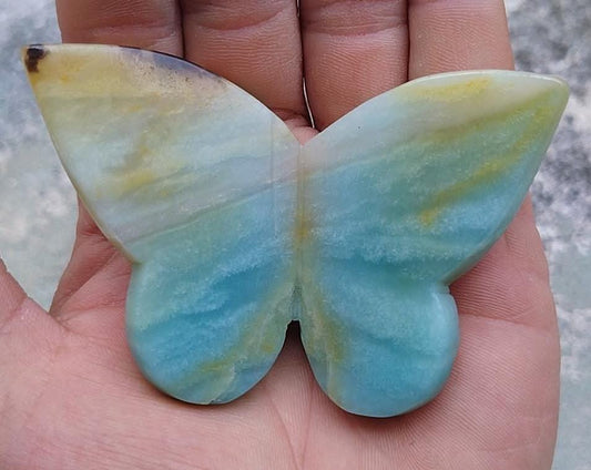 Papillon en calcite des Caraïbes.