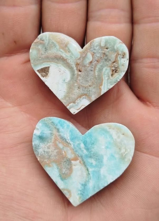 Hemimorphite heart.