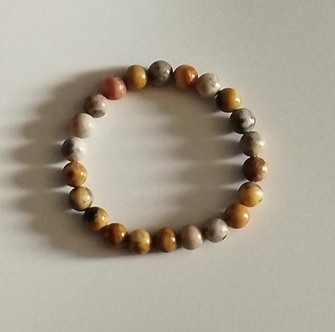 Coral stone bracelet