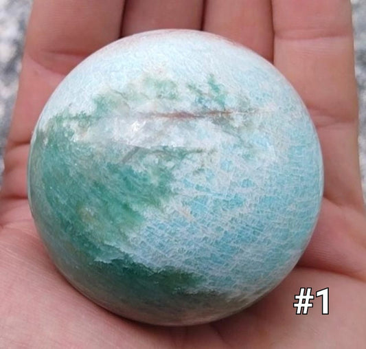 Esfera de amazonita